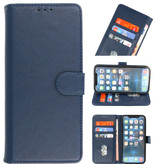 Bookstyle Wallet Cases Hoesje voor iPhone 13 Navy