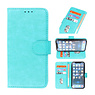 Bookstyle Wallet Cases Hoesje voor iPhone 13 Pro Groen