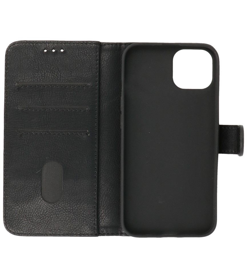 Bookstyle Wallet Cases Taske til iPhone 13 Mini Sort