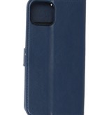 Bookstyle Wallet Cases Hülle für iPhone 13 Mini Navy