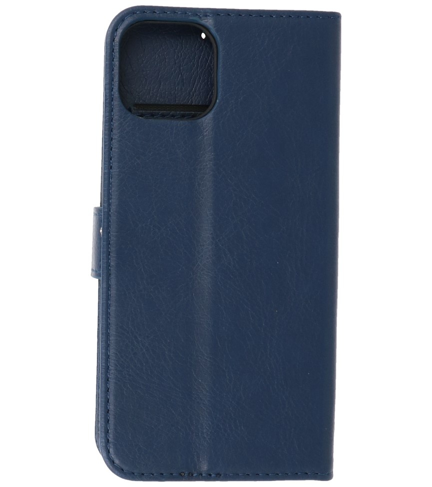 Bookstyle Wallet Cases Hülle für iPhone 13 Mini Navy