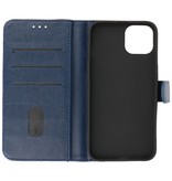 Étui portefeuille Bookstyle pour iPhone 13 Mini Navy