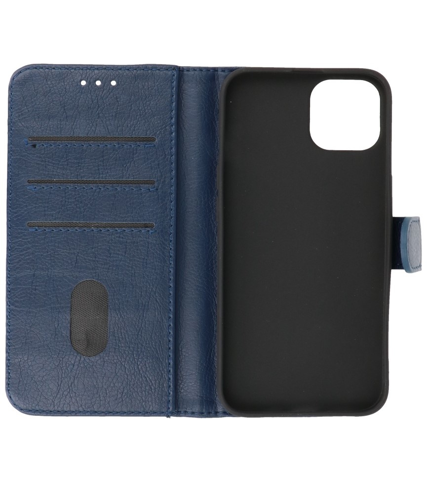 Bookstyle Wallet Cases Hülle für iPhone 13 Mini Navy