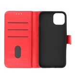 Bookstyle Wallet Cases Hoesje voor iPhone 13 Mini Rood