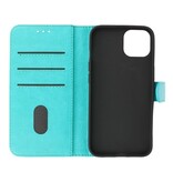 Bookstyle Wallet Cases Hoesje voor iPhone 13 Mini Groen