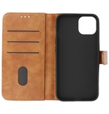 Bookstyle Wallet Cases Etui pour iPhone 13 Mini Marron