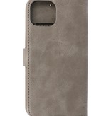 Custodie a portafoglio Bookstyle Custodia per iPhone 13 Mini grigia