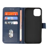 Bookstyle Wallet Cases Hülle für iPhone 13 Navy