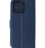 Bookstyle Wallet Cases Hoesje voor iPhone 13 Pro Navy