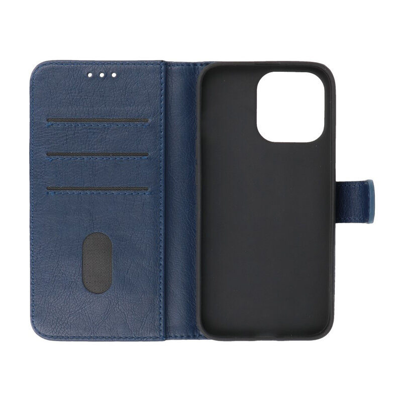 Bookstyle Wallet Cases Case til iPhone 13 Pro Navy