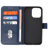 Bookstyle Wallet Cases Hoesje voor iPhone 13 Pro Navy