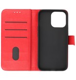 Custodia a portafoglio Bookstyle Custodia per iPhone 13 Pro rossa