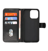 Estuche Bookstyle Wallet Cases para iPhone 13 Pro Max Negro