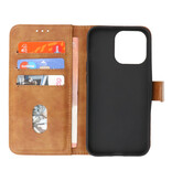 Estuche Bookstyle Wallet Cases para iPhone 13 Pro Max Marrón