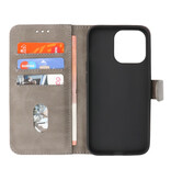 Bookstyle Wallet Cases Case for iPhone 13 Pro Max Gray