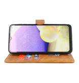 Housse Etui Portefeuille Bookstyle Oppo A74 5G - A93 5G - A54 5G Marron