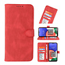 Wallet Cases Hoesje voor Samsung Galaxy A12 / Nacho Rood