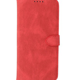 Estuche tipo billetera para Samsung Galaxy A12 / Nacho Red