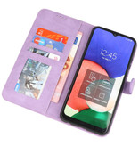 Estuche tipo billetera para Samsung Galaxy A12 / Nacho Violeta