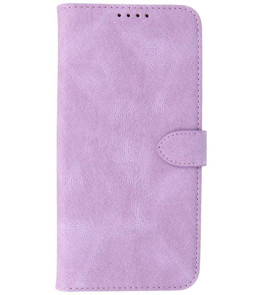 Estuche tipo billetera para Samsung Galaxy A12 / Nacho Violeta