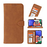 Estuche tipo billetera para Samsung Galaxy A12 / Nacho Brown