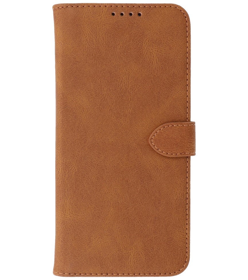 Estuche tipo billetera para Samsung Galaxy A12 / Nacho Brown