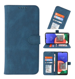 Estuche tipo billetera para Samsung Galaxy A22 4G Azul