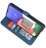 Wallet Cases Hülle für Samsung Galaxy A22 4G Blau