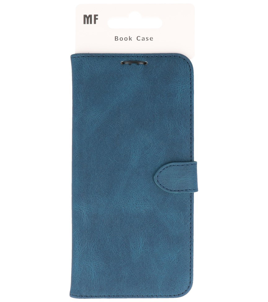 Wallet Cases Hoesje voor Samsung Galaxy A22 4G Blauw