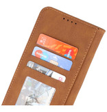 Wallet Cases Hülle für Samsung Galaxy A22 4G Braun