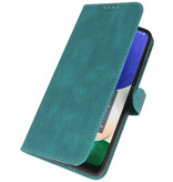 Wallet Cases Hoesje voor Samsung Galaxy A22 4G Donker Groen