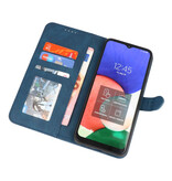 Wallet Cases Hoesje voor Samsung Galaxy A32 4G Blauw