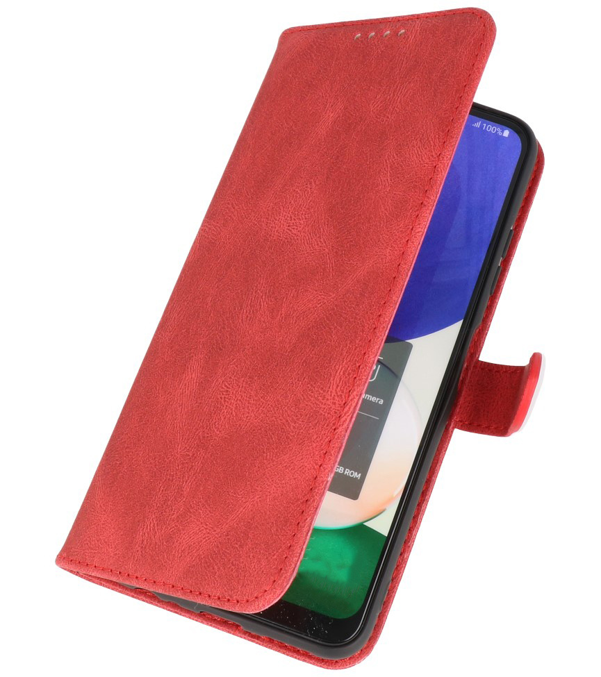 Wallet Cases Hülle für Samsung Galaxy A32 4G Rot