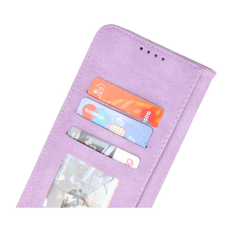Estuche tipo billetera para Samsung Galaxy A32 4G Morado