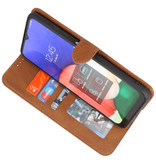 Wallet Cases Hülle für Samsung Galaxy A32 4G Braun