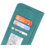 Wallet Cases Hoesje voor Samsung Galaxy A32 5G Donker Groen