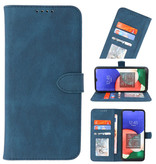 Estuche tipo billetera para Samsung Galaxy A02s Azul