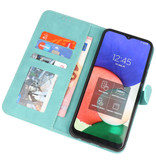 Etui portefeuille Etui pour Samsung Galaxy A02s Turquoise