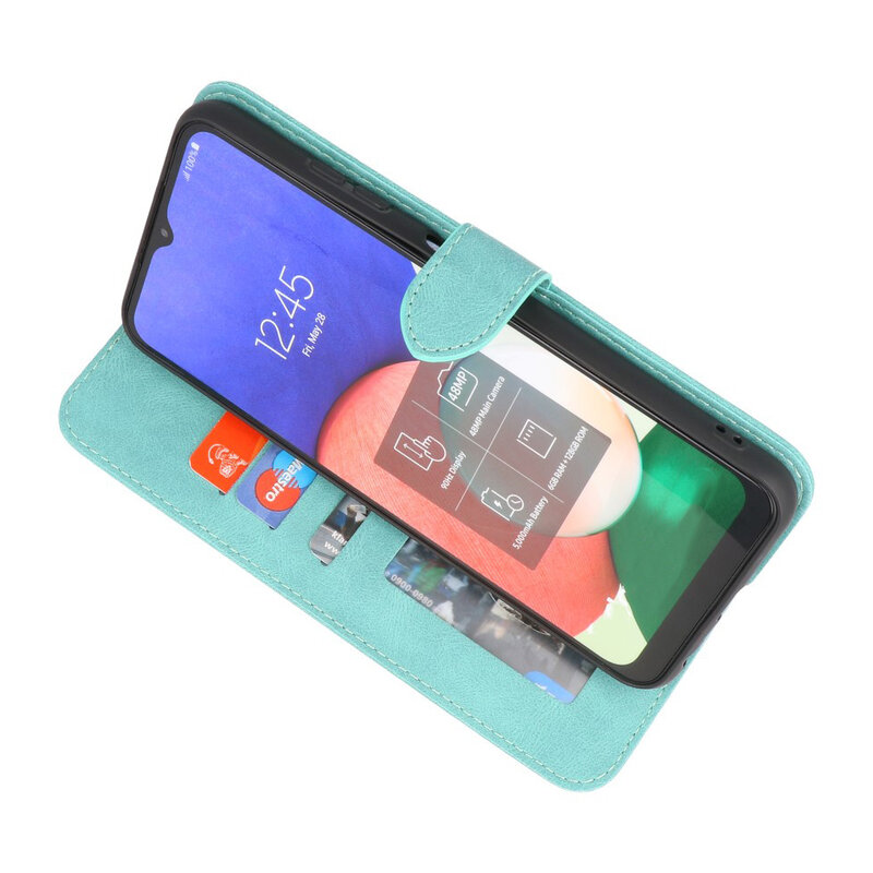 Wallet Cases Taske til Samsung Galaxy A02s Turkis