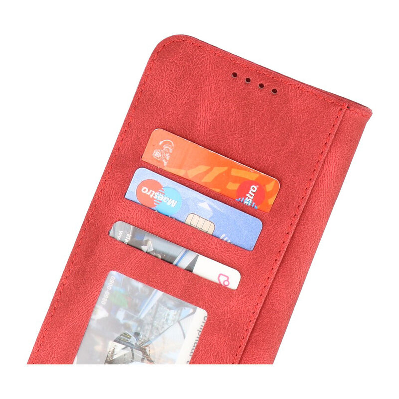 Custodia a portafoglio Custodia per iPhone 13 Mini rossa
