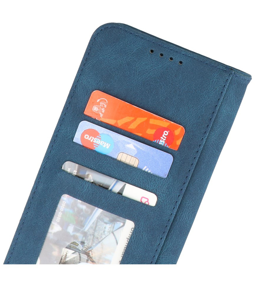 Wallet Cases Hülle für iPhone 13 Pro Blau