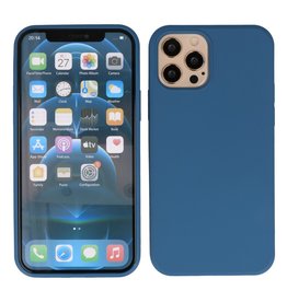Mode farve TPU taske iPhone 13 Pro Navy