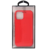Modefarve TPU -etui iPhone 13 Pro Rød