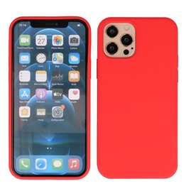 Carcasa de TPU en color de moda para iPhone 13 Pro Max Rojo