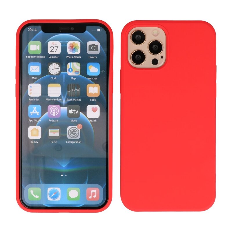 Custodia in TPU Fashion Color per iPhone 13 Pro Max Rosso