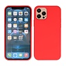 Carcasa de TPU en color de moda para iPhone 13 Pro Max Rojo