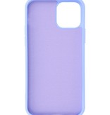 Modefarve TPU -etui iPhone 13 Pro Max lilla