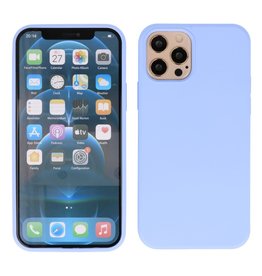 Modefarve TPU -etui iPhone 13 Pro Max lilla