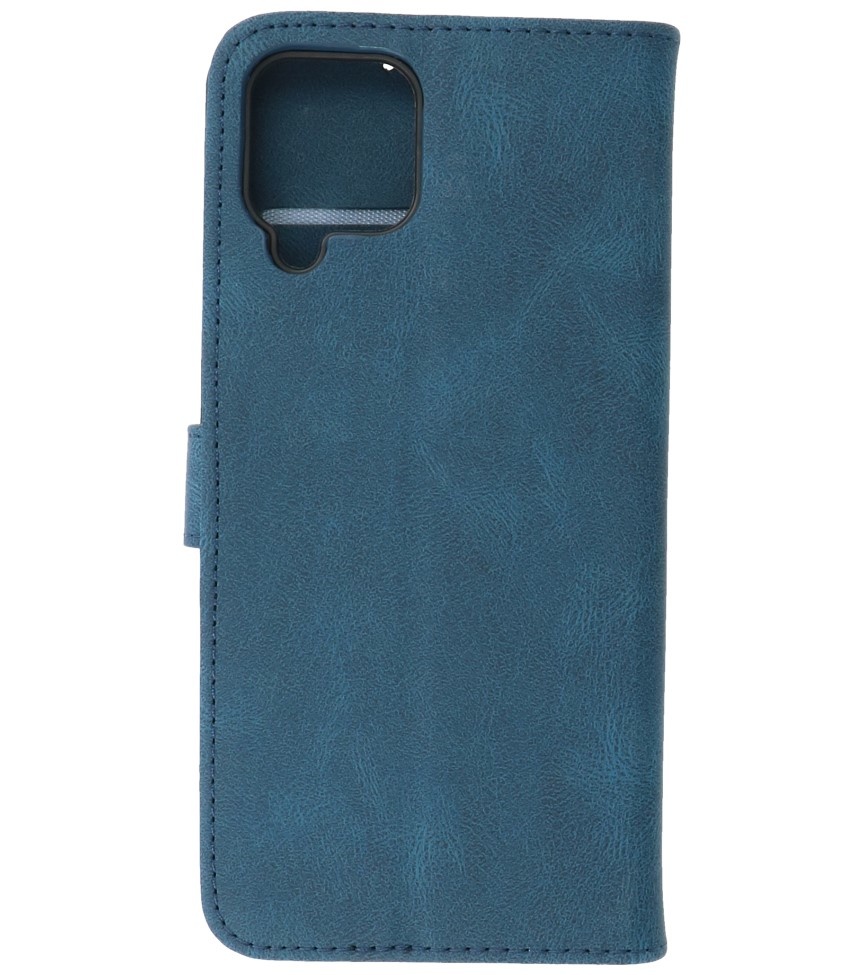 Wallet Cases Hülle für Samsung Galaxy A12 / Nacho Blau