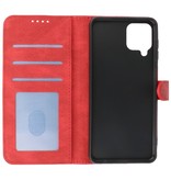 Wallet Cases Hülle für Samsung Galaxy A12 / Nacho Red